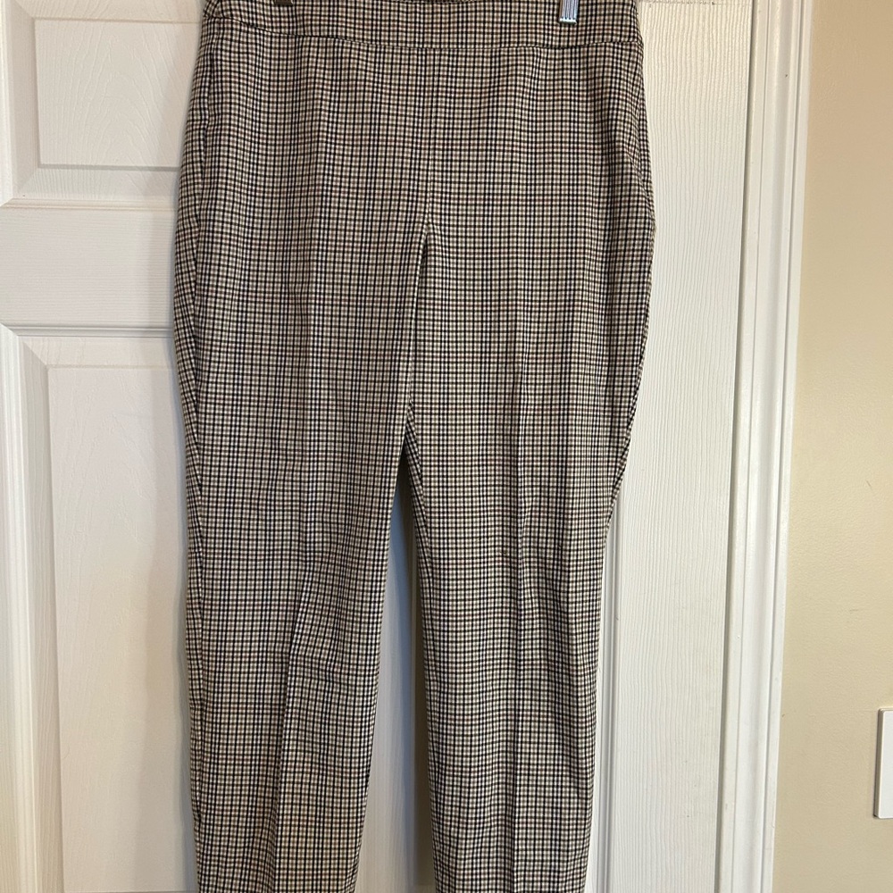 Talbots Plaid Trousers